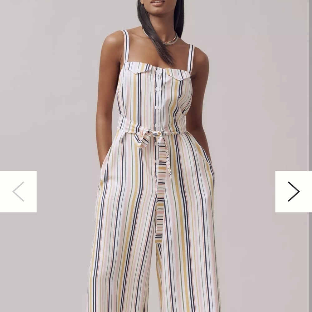 NWT Maeve Easy Sleeveless Shirting Jumpsuit Size XS - Picture 3 of 9